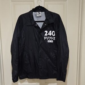 Augusta Sportswear Black Windbreaker "KING OF DRIFT"